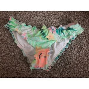 VS PINK ruffle bathing suit bottoms